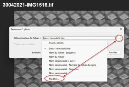 Renommage deuxi&egrave;me essai