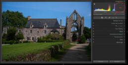 Image sombre et pench&eacute;e